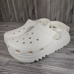 CROCS CLASSIC HIKER XSCAPE CLOG 208365-100 WHITE - MEN'S 7  - WOMEN'S 9 - NEW